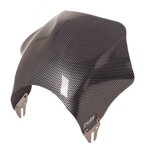 PUIG - RAPTOR WINDSCREEN HEADLIGHT MOUNT CARBON - Image 1