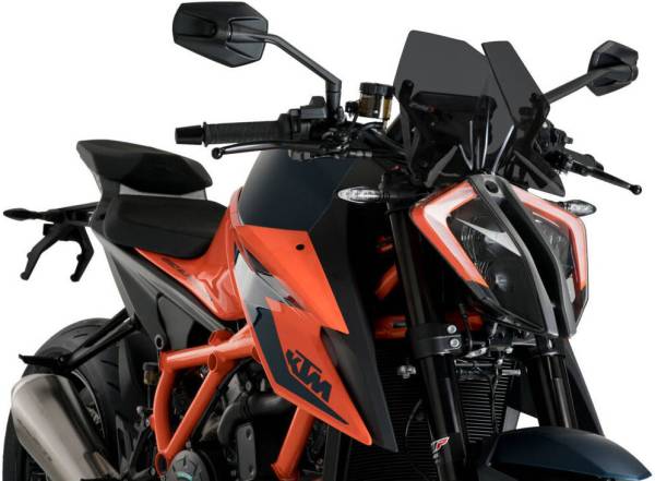 PUIG - WINDSCREEN NAKED NEW GEN SPORT DARK SMOKE KTM - Image 1