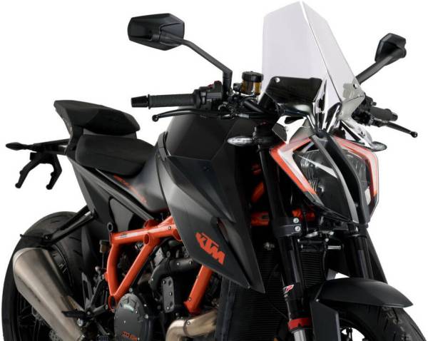 PUIG - WINDSCREEN NAKED NEW GEN TOUR CLEAR KTM - Image 1