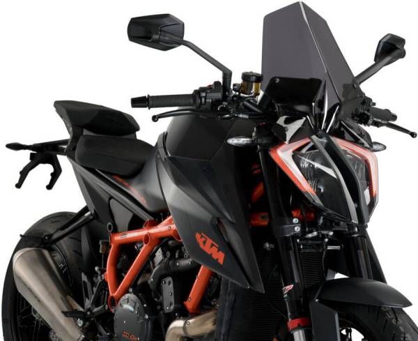 PUIG - WINDSCREEN NAKED NEW GEN TOUR DARK SMOKE KTM - Image 1