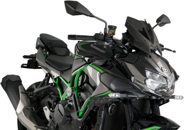 PUIG - WINDSCREEN NAKED NEW GEN SPORT DARK SMOKE KAW - Image 1