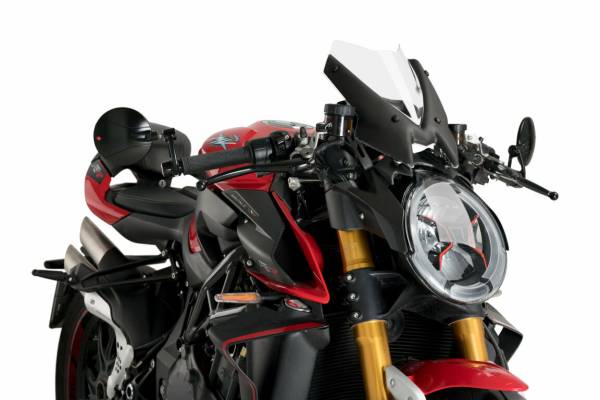 PUIG - WINDSCREEN NAKED NEW GEN SPORT CLEAR MV AGUSTA - Image 1