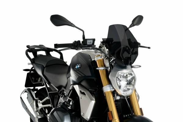 PUIG - WINDSCREEN NAKED NEW GEN DARK SMOKE BMW - Image 1