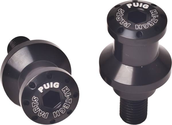 PUIG - SWINGARM SPOOLS HI-TECH 6MM BLACK 2/PK - Image 1