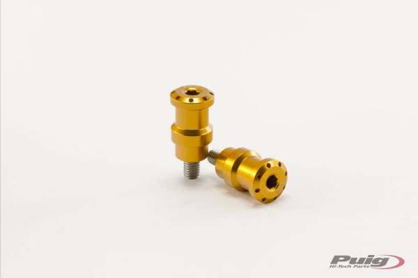 PUIG - SWINGARM SPOOLS HI-TECH 8MM GOLD 2/PK - Image 1