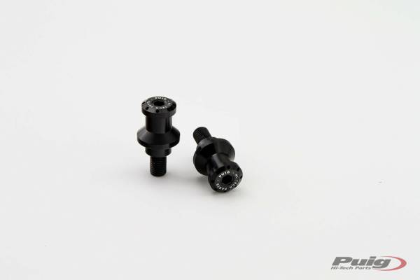 PUIG - SWINGARM SPOOLS HI-TECH 10MM BLACK 2/PK - Image 1