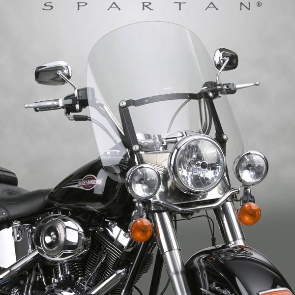 NATIONAL CYCLE - SPARTAN WINDSHIELD CLEAR QUICK RELEASE 18.5" - Image 1