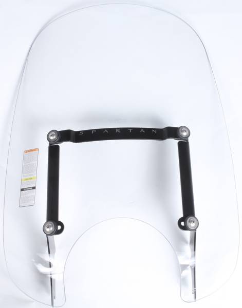 NATIONAL CYCLE - SPARTAN WINDSHIELD CLEAR QUICK RELEASE 18.5" - Image 1