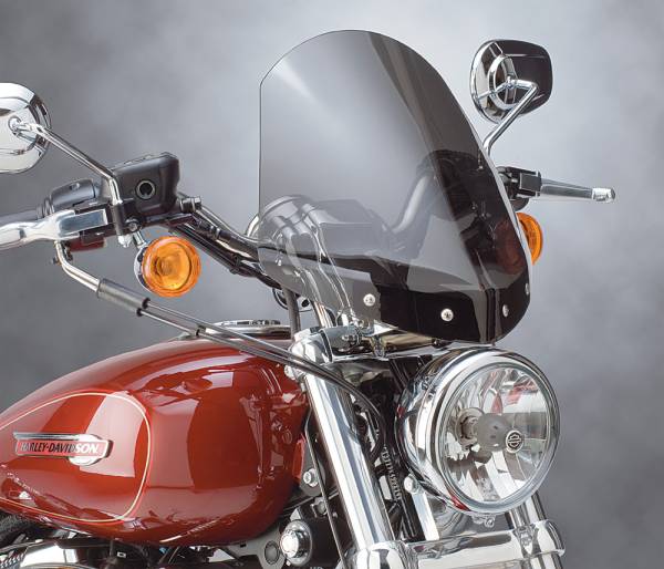 NATIONAL CYCLE - GLADIATOR WINDSHIELD W/CHROME MOUNTS (LIGHT TINT) - Image 1