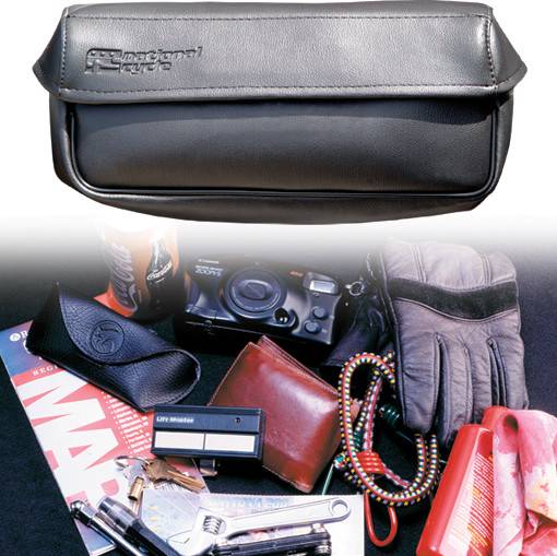 NATIONAL CYCLE - HOLDSTER WINDSHIELD BAG 12.5"X5"X3" BLACK - Image 1