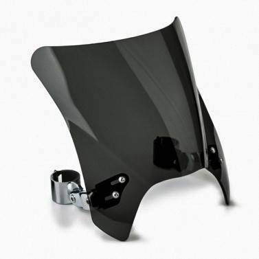 NATIONAL CYCLE - MOHAWK WINDSHIELD DARK TINT CHROME HARDWARE - Image 1