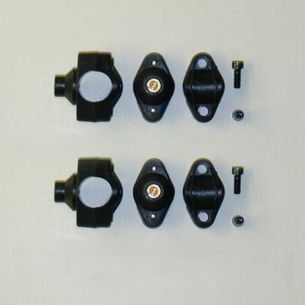 NATIONAL CYCLE - 7/8" QUICKSET HANDLEBAR CLAMPS BLK - Image 1