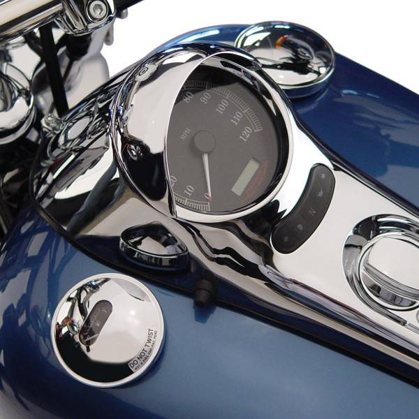 NATIONAL CYCLE - SPEEDOMETER COWL CHROME - Image 1