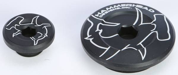 HAMMERHEAD - ENGINE PLUGS BLACK YZ250F '01-13 - Image 1