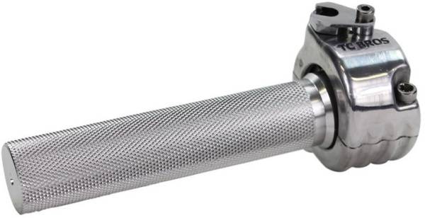 TC BROS - 7/8" SINGLE CABLE THROTTLE POLISHED - Image 1