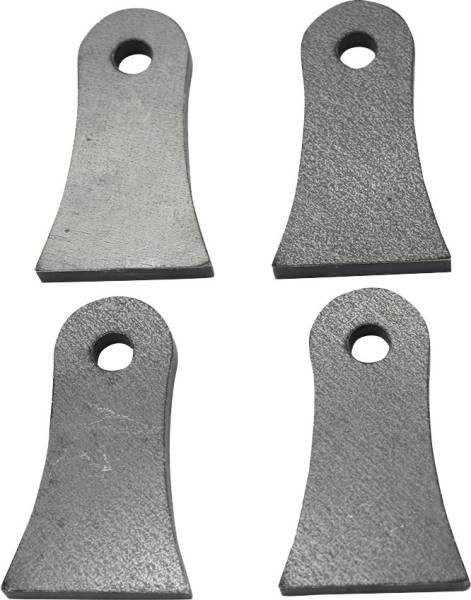 TC BROS - WELD-ON STEEL MOUNTING TABS VINTAGE STYLE 7 4/PK - Image 1