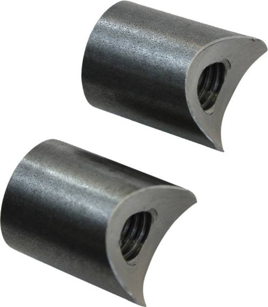 TC BROS - COPED STEEL HANDLEBAR RISER BUNGS 1/2-13 THREADED 2/PK - Image 1