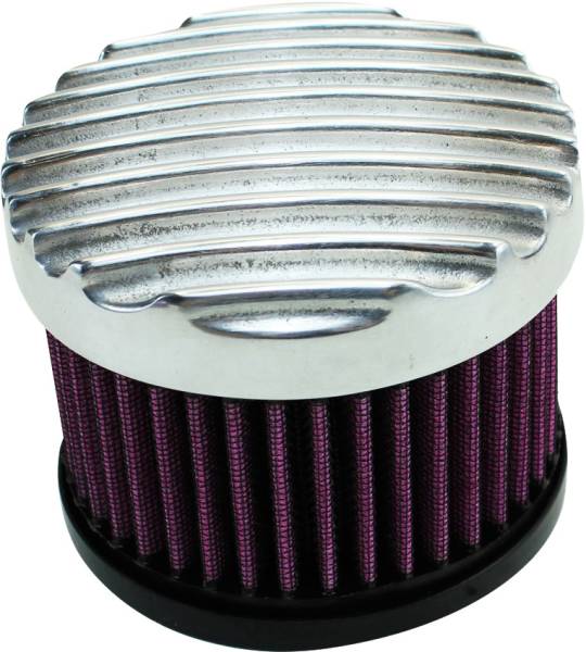 TC BROS - FINNED AIR CLEANER HD CV CARBS & EFI (POLISHED) - Image 1