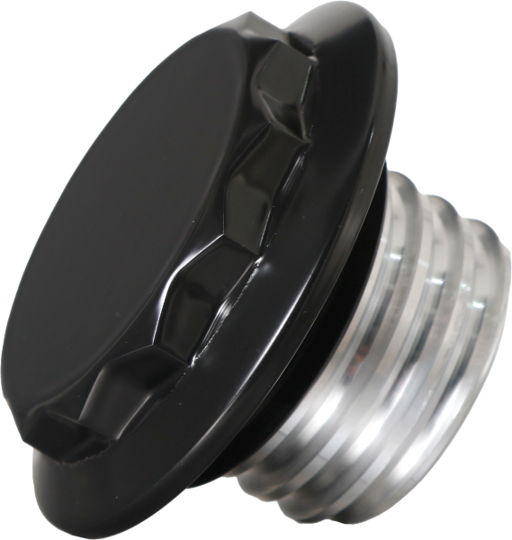 HOFMANN DESIGNS - H/D BILLET 12 POINT VENTED BLACK FUEL CAP - Image 1