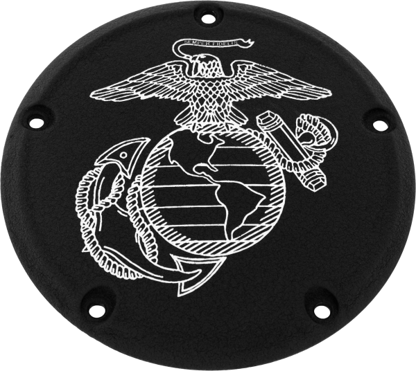 CUSTOM ENGRAVING - 7   TC DERBY COVER MARINE EGA BLACK - Image 1