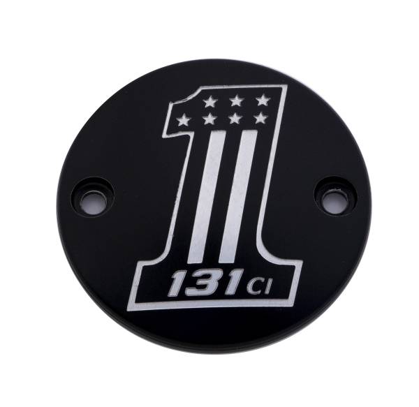 CUSTOM ENGRAVING - M8 TIMER COVER 131 BLACK - Image 1