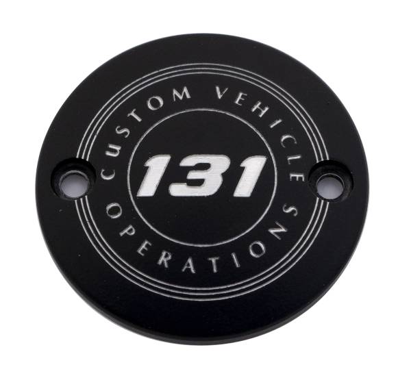 CUSTOM ENGRAVING - M8 TIMER COVER 131 CVO BLACK - Image 1