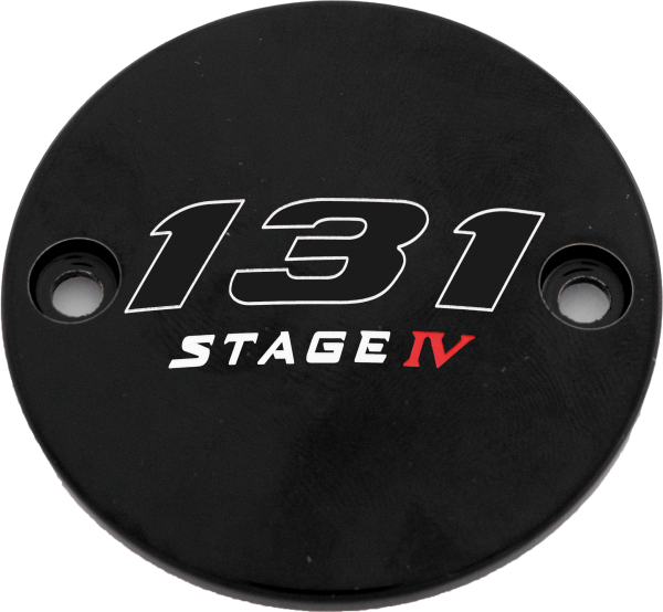 CUSTOM ENGRAVING - M8 TIMER COVER 131 STAGE IV BLACK - Image 1