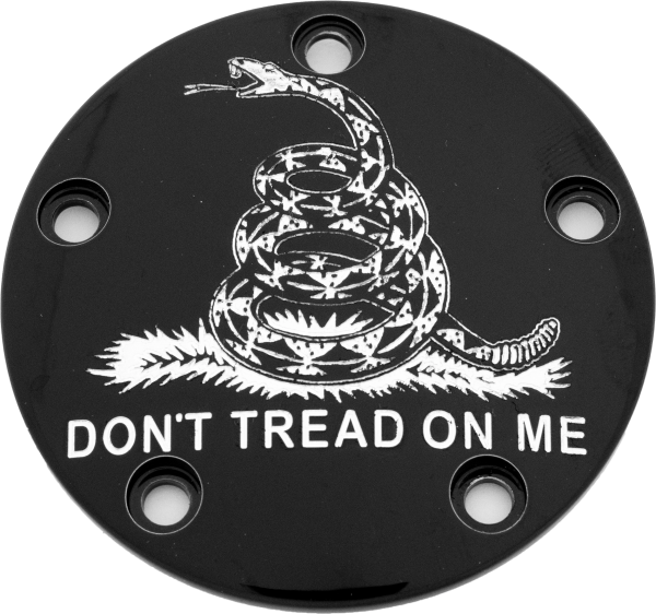 CUSTOM ENGRAVING - TC TIMER COVER DON'T TREAD BLACK - Image 1