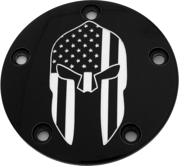 CUSTOM ENGRAVING - TC TIMER COVER PUNISHER BLACK - Image 1