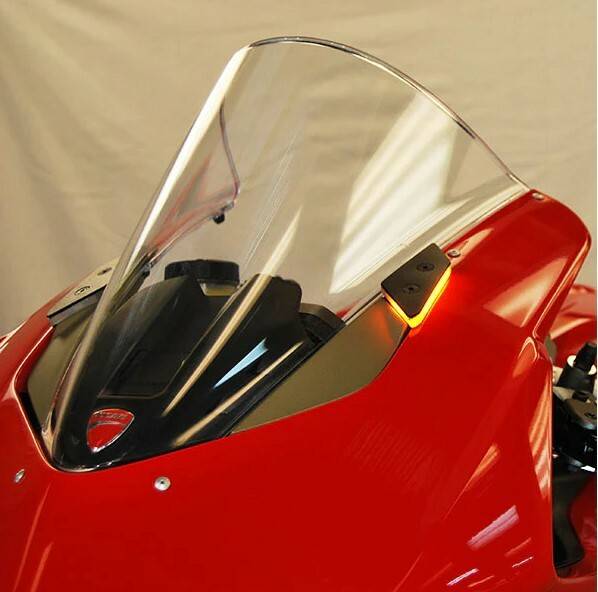 NEW RAGE CYCLES - MIRROR BLOCK OFF TURN SIGNALS DUC - Image 1