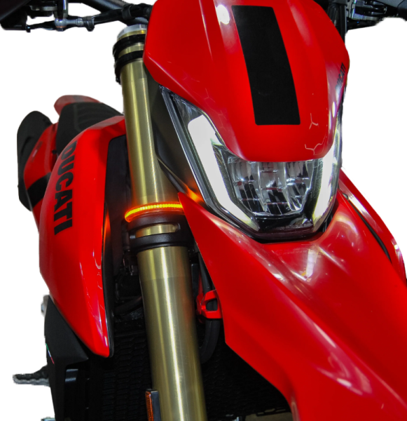 NEW RAGE CYCLES - FRONT LED TURN SIGNALS DUC - Image 1