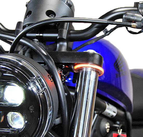 NEW RAGE CYCLES - FRONT LED TURN SIGNALS HON - Image 1