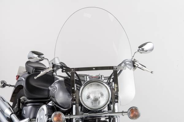 SLIPSTREAMER - SS30 WINDSHIELD CLASSIC 22" CLEAR/CHROME - Image 1