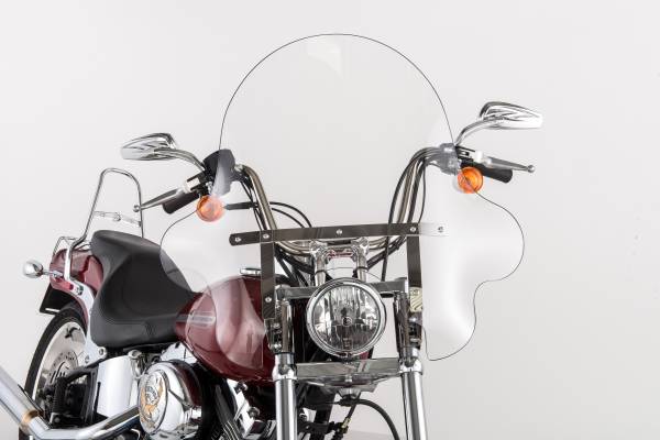 SLIPSTREAMER - SS32 FALCON WINDSHIELD 20" CLEAR/CHROME - Image 1