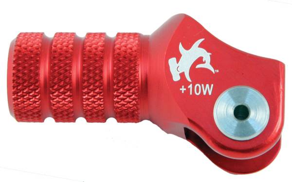 HAMMERHEAD - BILLET SHIFT LEVER OFFSET TIP RED +10MM - Image 1