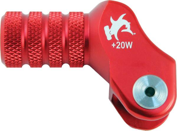 HAMMERHEAD - BILLET SHIFT LEVER OFFSET TIP RED +20MM - Image 1