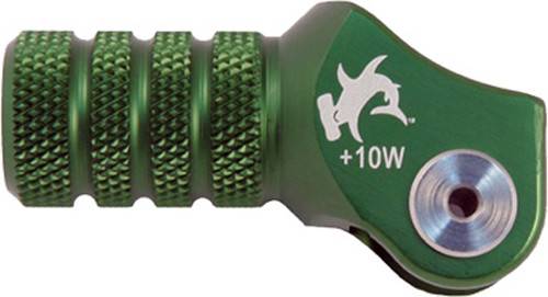 HAMMERHEAD - BILLET SHIFT LEVER OFFSET TIP GREEN +10MM - Image 1