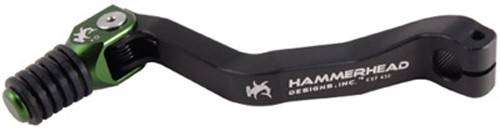 HAMMERHEAD - BILLET SHIFT LEVER KLX11 0 BLK/GRN - Image 1