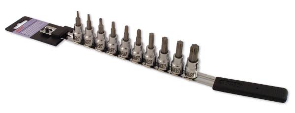 CRUZ TOOLS - SOCKET BIT SET 10PC TORX - Image 1