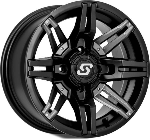 SEDONA - RUKUS WHEEL 14X7 4/110 5+2 (+10MM) BLK/GUNMETAL - Image 1