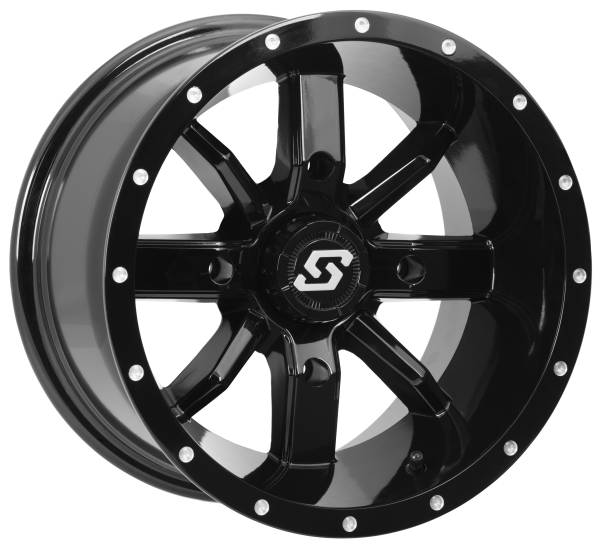 SEDONA - HOLLOW POINT WHEEL 14X8 4/110 4+4 (0MM) BLACK - Image 1