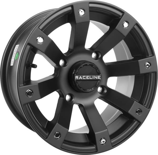 RACELINE - SCORPION WHEEL 12X7 4/110 5+2 (+10MM) BLACK - Image 1