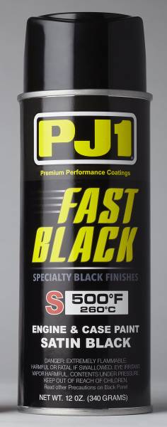 PJ1 - FAST BLACK ENGINE PAINT SATIN BLACK - Image 1