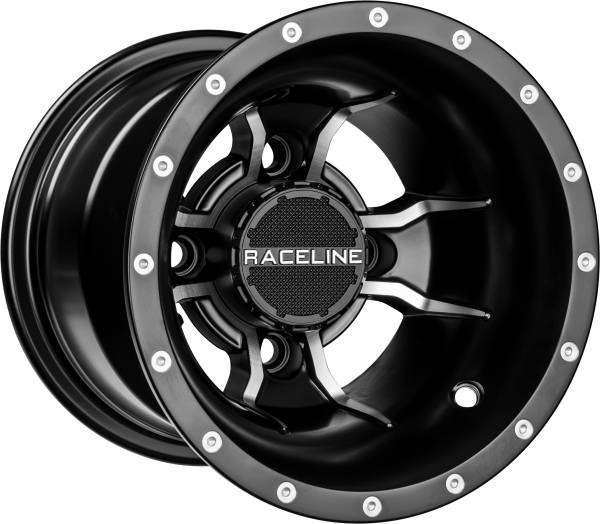 RACELINE - MAMBA SPORT WHEEL 9X8 4/110 3+5 BLK/MACHINED - Image 1