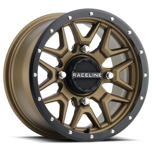 RACELINE - KRANK WHEEL 15X7 4/137 5+2 (+10MM) BLK/BRONZE - Image 1