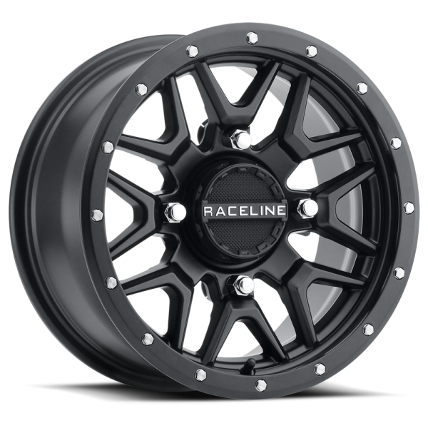 RACELINE - KRANK WHEEL 14X7 4/110 5+2 (+10MM) BLACK - Image 1