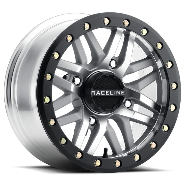 RACELINE - RYNO BDLK WHEEL 14X7 4/156 5+2 (+10MM) BLK/AS CAST - Image 1