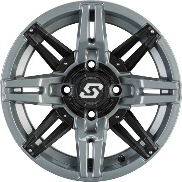 SEDONA - RUKUS LE WHEEL 14X7 4/137 5+2 (+10MM) BLK/STEALTH GREY - Image 1