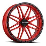 RACELINE - KRANK XL WHEEL 18X7 4/137 3.5+3.5 (0MM) BLK/RED - Image 1