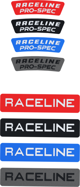 RACELINE - RACELINE DECAL PACKAGE BLUE/RED/BLK/GUNMETAL - Image 1